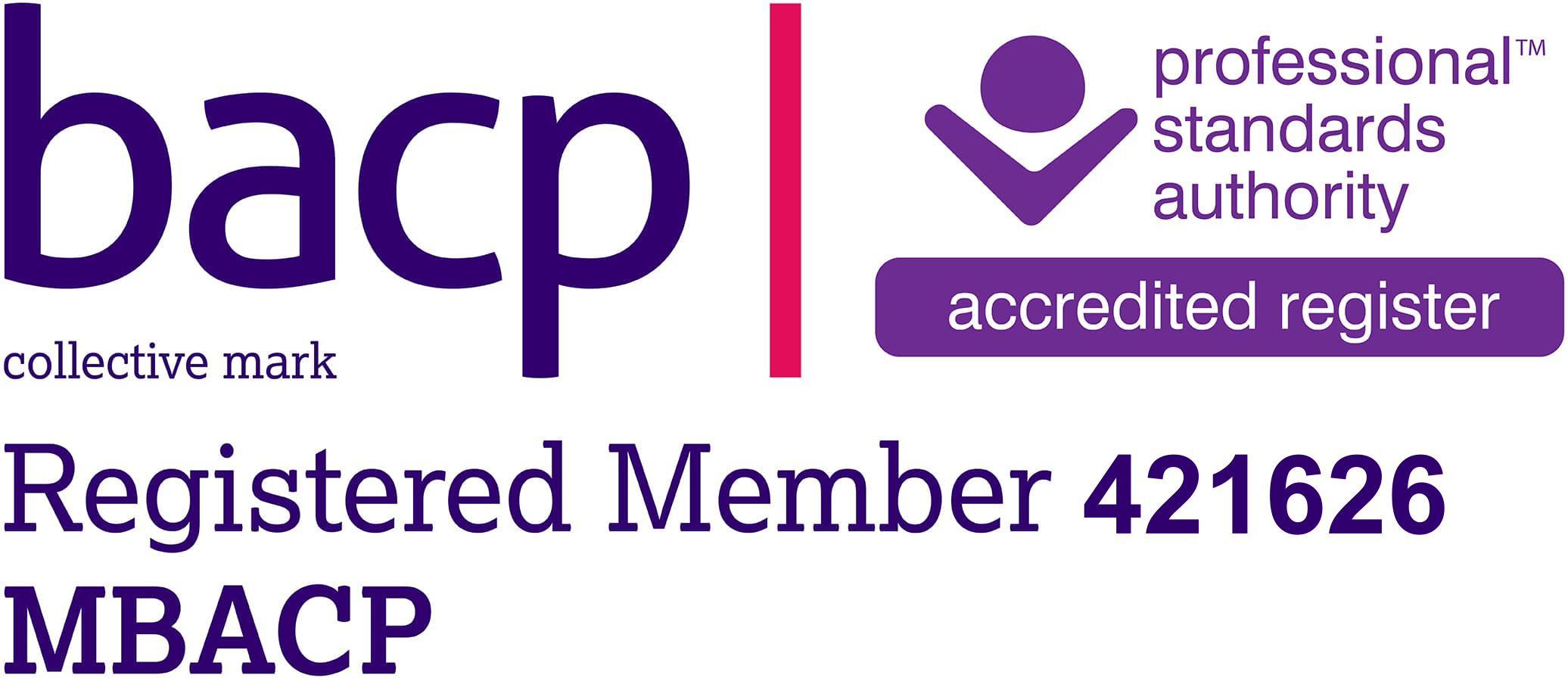 BACP Registered Member 421626 MBACP